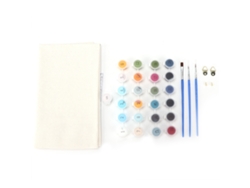Kit De Pintura Digital Para Hacer Tú Mismo, Pintar Por Números, Lienzo De Lino Con Pinceles Y Pigmentos Para Decoración.