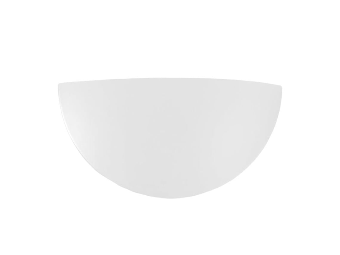 Cristal de media luna curvado mate 30cm