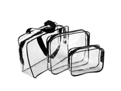JILLIOPER Bolsas de almacenamiento portátil para cosméticos, duraderas y de PVC impermeables, ideales para viajes, maquillaje y cosméticos.