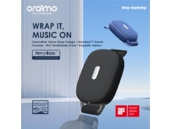 Oraimo Wrap Alto-falante Sem Fio Com Velcro Ip67 Resistente À Água 10h De Reprodução Portátil Obs-40s
