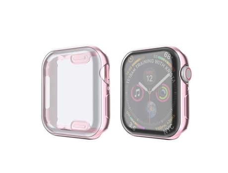 Carcasa de Reloj SLOWMOOSE para Apple (Rosa - 44 Mm Série 5 4)