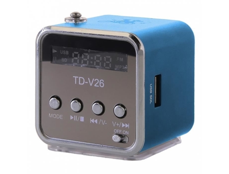 Altavoz Portátil HIGH-TECH & BIEN-ETRE (Azul)
