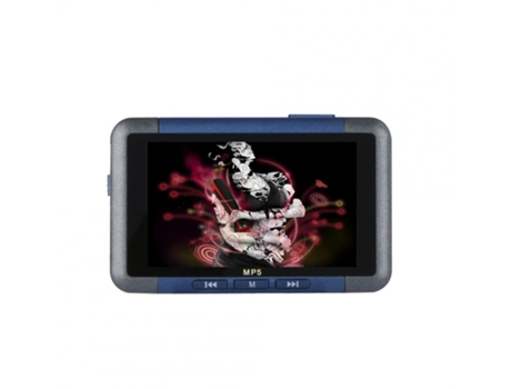 MP4 MP5 Player Pantalla de 3,5 pulgadas Hd Usb 3.0 Transmisión de alta velocidad Fm Mic Grabación E-book Pantalla de video azul