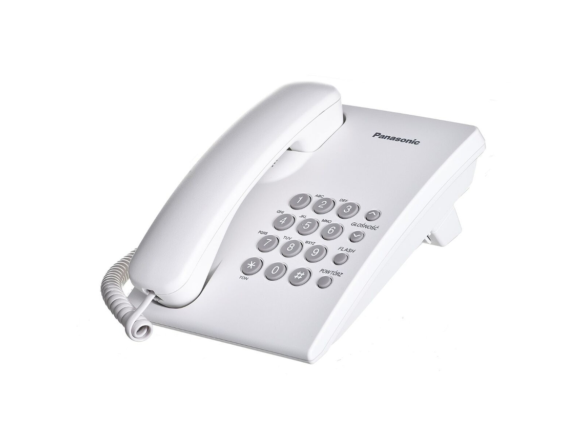 Teléfono IP PANASONIC KX-TS500PDW (Negro)