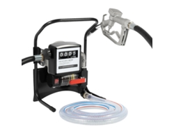 Bomba de combustible eléctrica de 200 W, caudal de 2400 L/h, succión de 5 m, elevación de 10 m, válvula de retención integrada OEM