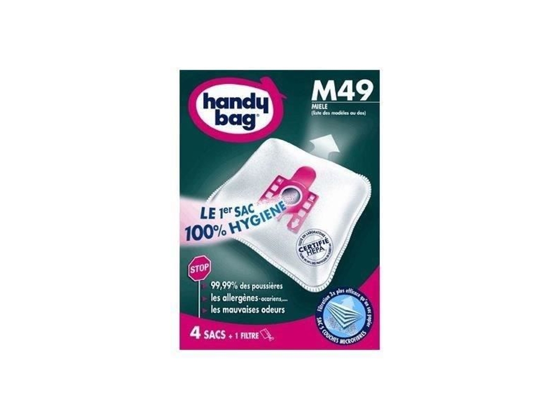 Bolsas para aspiradora M49 Micropor Plus, bolsa práctica