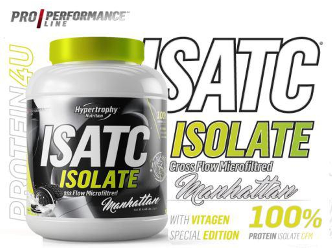 Complemento Alimentar HYPERTROPHY NUTRITION Hypertrophy Nutrition Isolate Manhattan Isatc White Chocolate 910 Gr