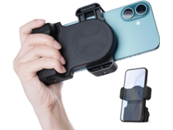 Empuñadura Para Cámara De Teléfono, Con Trípode Y Control Remoto Extraíble, Agarre Para Selfies (negro)