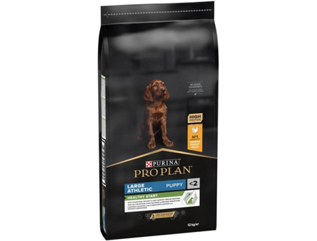 Pienso para Perros PURINA Pro Plan Large Athletic Puppy (12Kg - Seco - Razas Grandes - Sabor: Pollo)