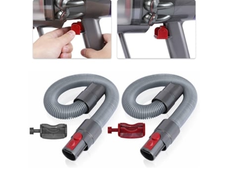 Manguera de extensión Flexible, bloqueo de gatillo, bloqueo de botón de encendido para Dyson V11 V10, piezas de limpiador al vacío, mangueras, herr...