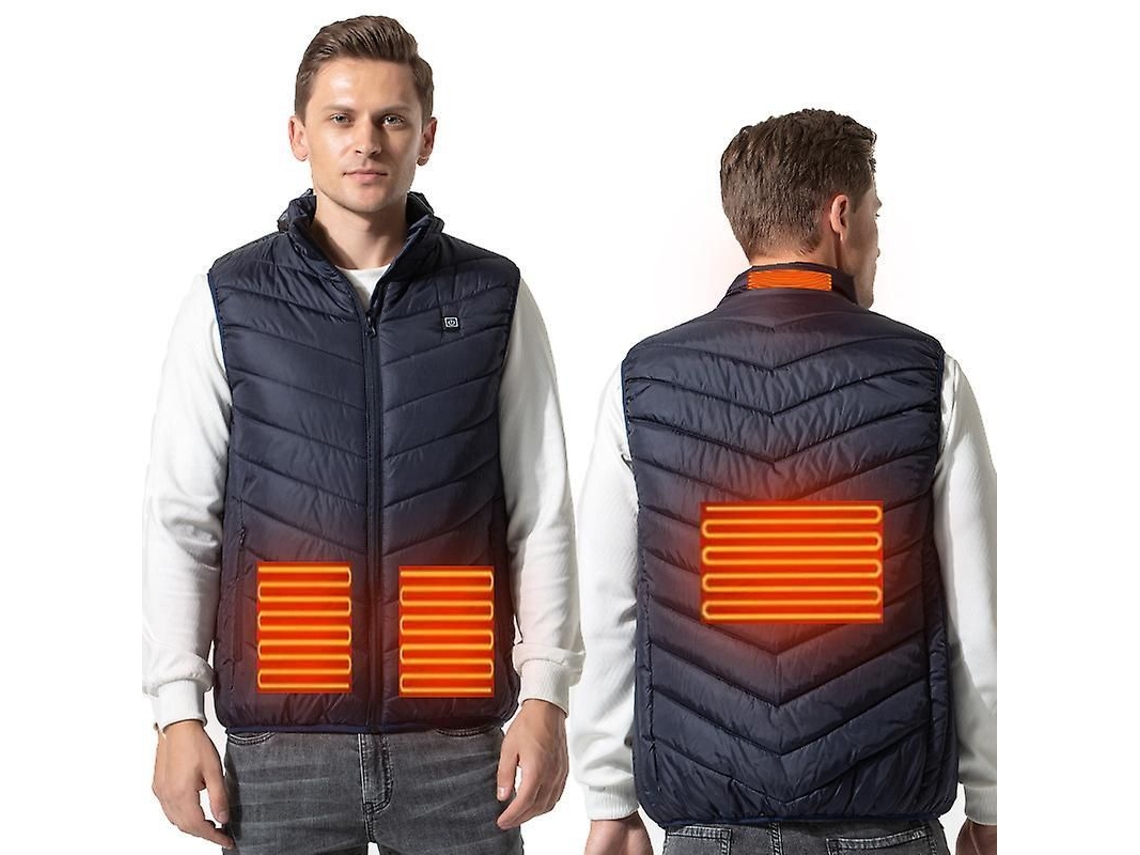 2026-chaleco Eléctrico Unisex Con 9 Zonas De Calor, 3 Niveles De Temperatura, Usb, Abrigo Caliente Para Invierno Moto Caza