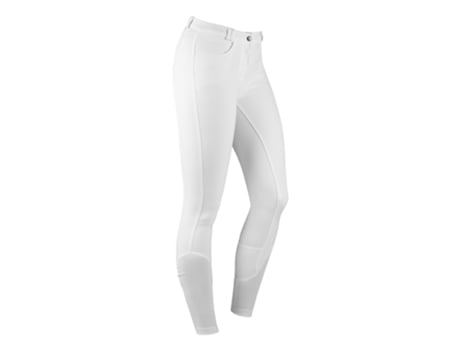 Pantalones de Niña para Equitación HORKA Agarre Total Zenna Blanco (42)