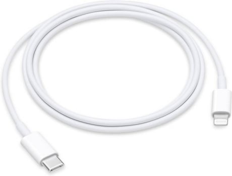 Cable APPLE (USB-C - Lightning - 1 m- Blanco)