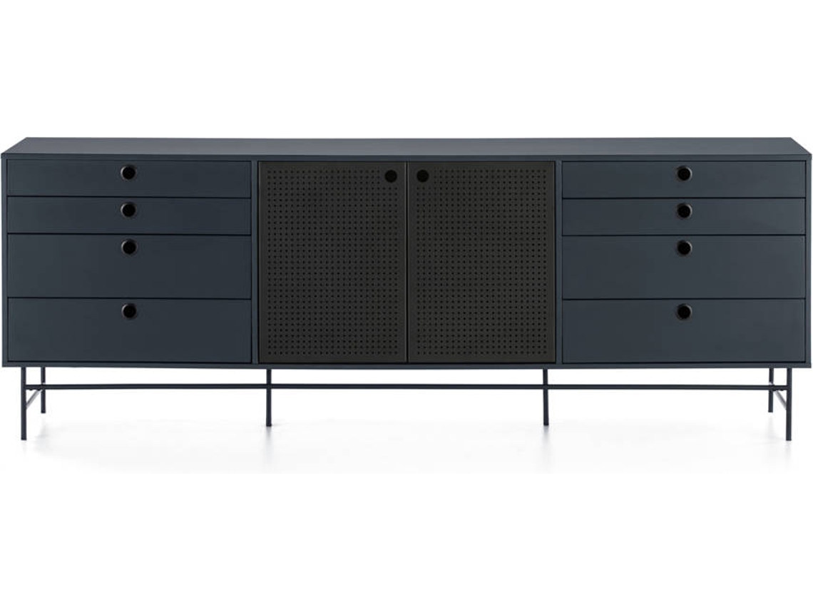 Aparador BAZAR MONDIALE Punto (Azul Oscuro - 212x47x77 cm)
