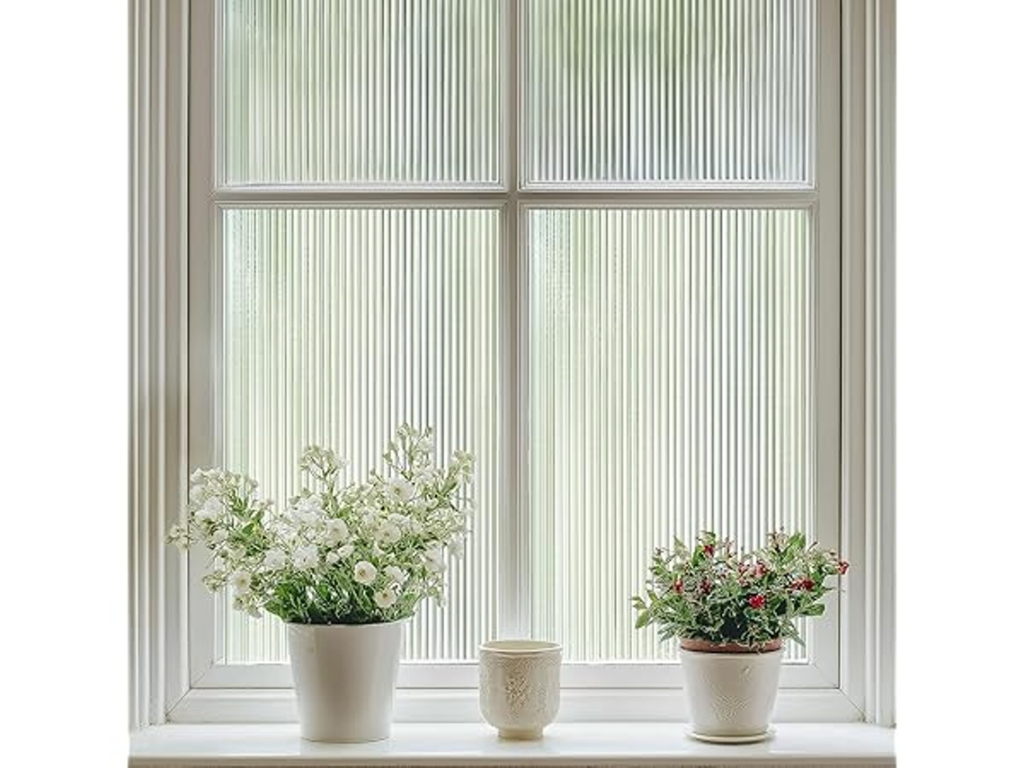 Lámina Para Ventanas, Opaca, Autoadhesiva, Proteger La Intimidad, Uso En El Hogar, Baño Y Oficina (44,3 X 200 Cm), Moderno