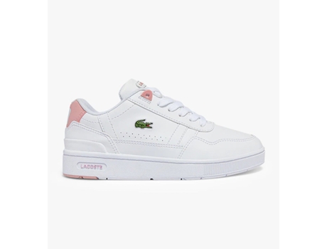 Zapatillas LACOSTE T-Clip Cadet Niños (30 - Blanco)
