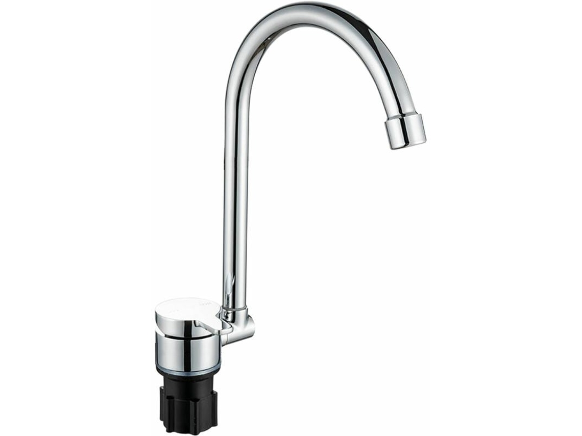 JILLIOPER Grifo de vehículos recreativos plegables para uso versátil, grifo de pared de superficie cromada que garantiza la durabilidad y el estilo para la cuen
