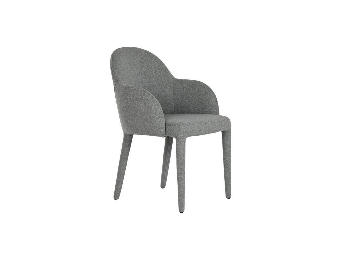 Silla Metal Poliester Gris 59x63x86cm