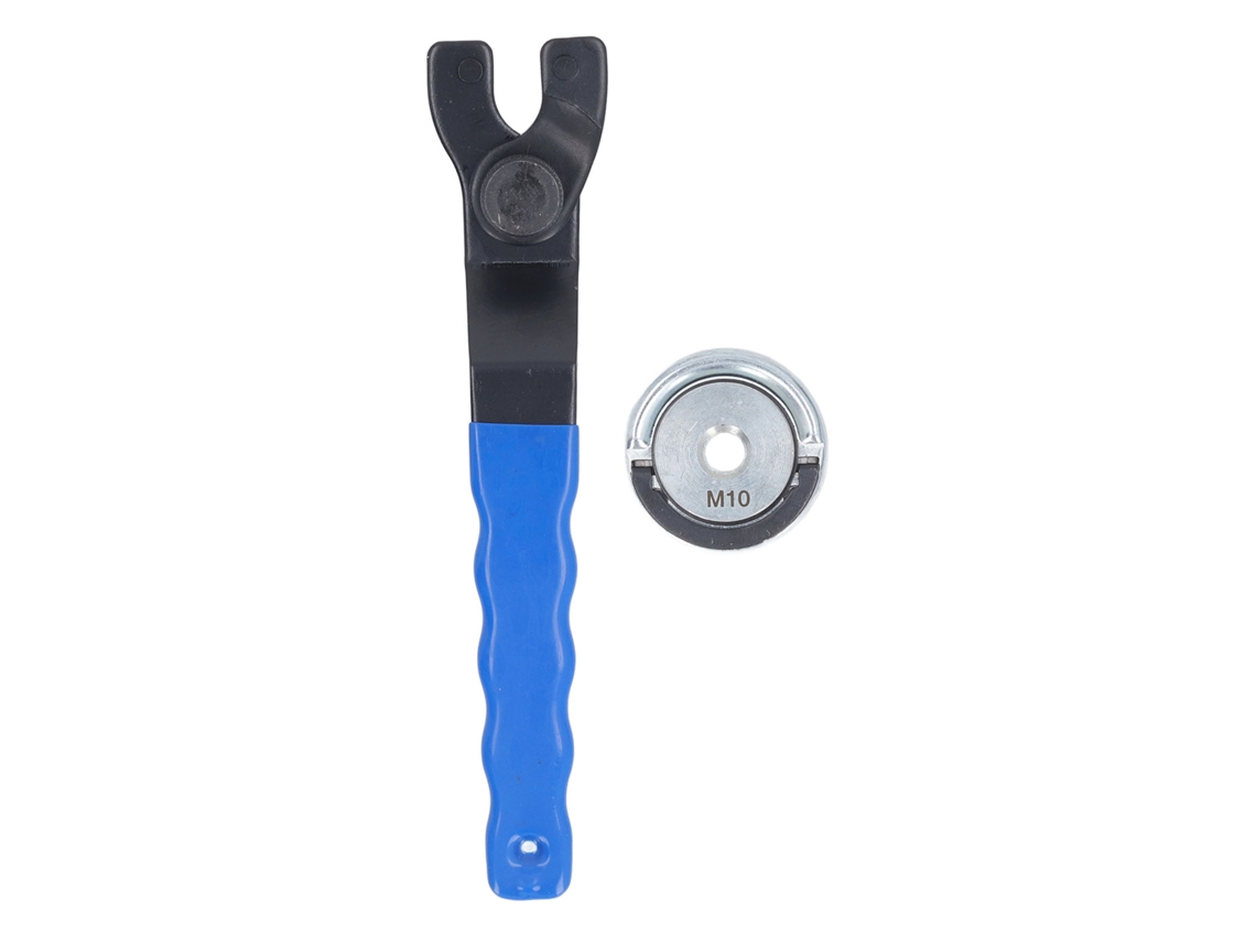 Kit De Llave De Pulido Angular M10 Con Tuerca De Brida Autoblocante, 40 Nm, Acero Inoxidable Ni Cr