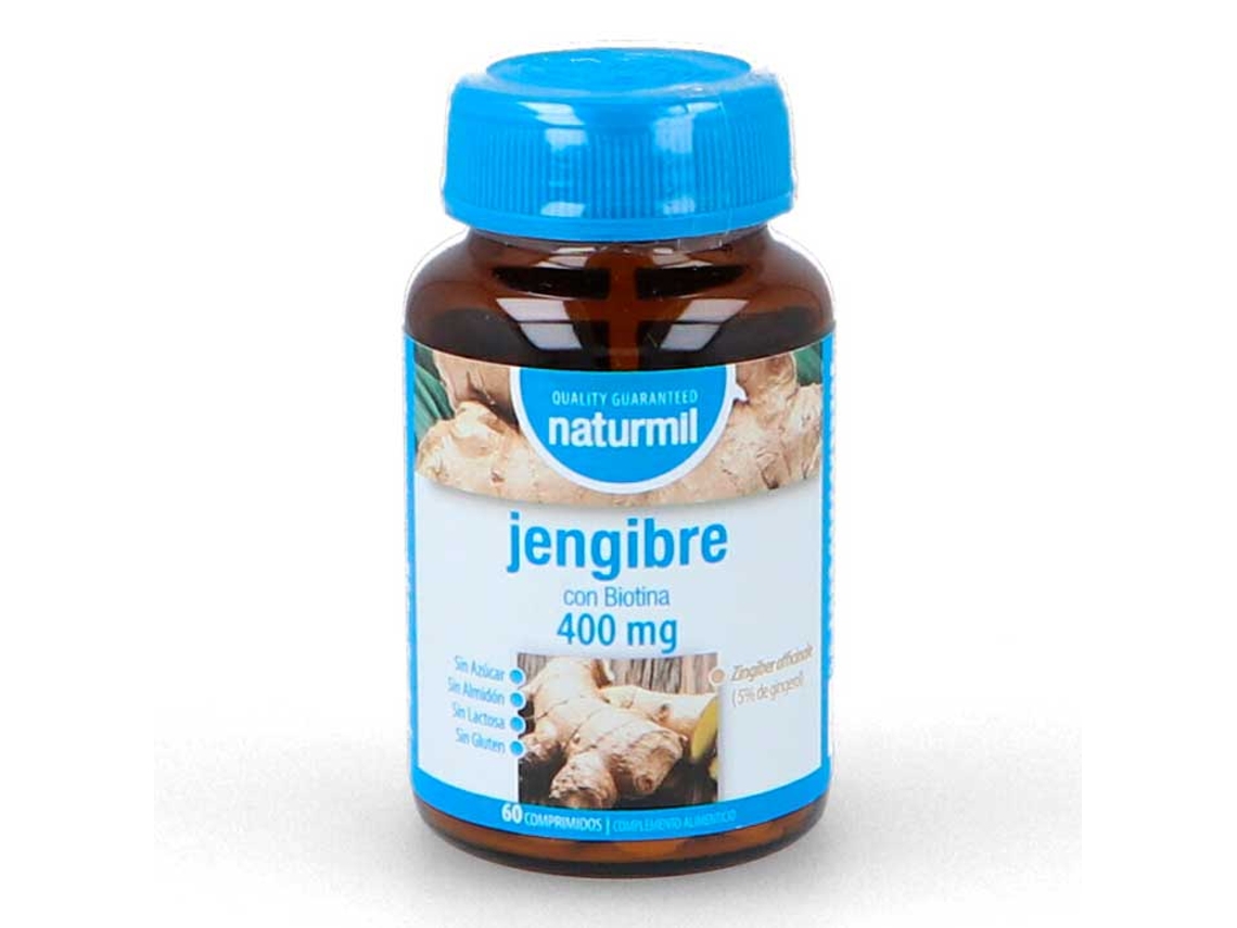 Complemento Alimentar NATURMIL Gengibre (60 comprimidos de 400mg)