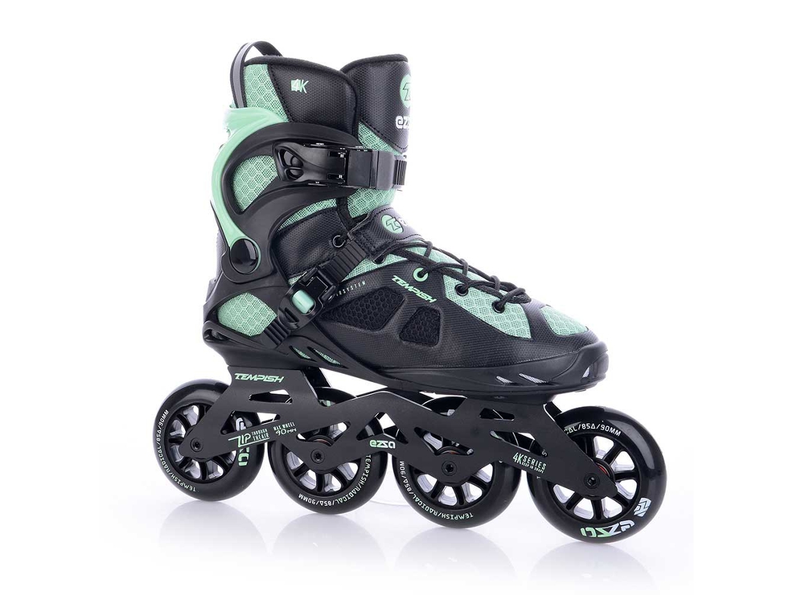 Patins Inline Femininos Ezza 90 Verde Eu 39Tempish