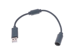 Adaptador Usb Break Para Mando Con Cable De Xbox 360, Gris, 23 Cm, Compatible Con Pc, Rock Band, Guitarra Y Batería.
