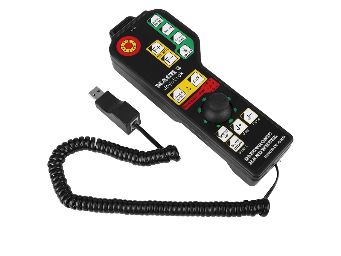 Controlador manual CNC para máquina de grabado de 6 ejes USB para Mach3