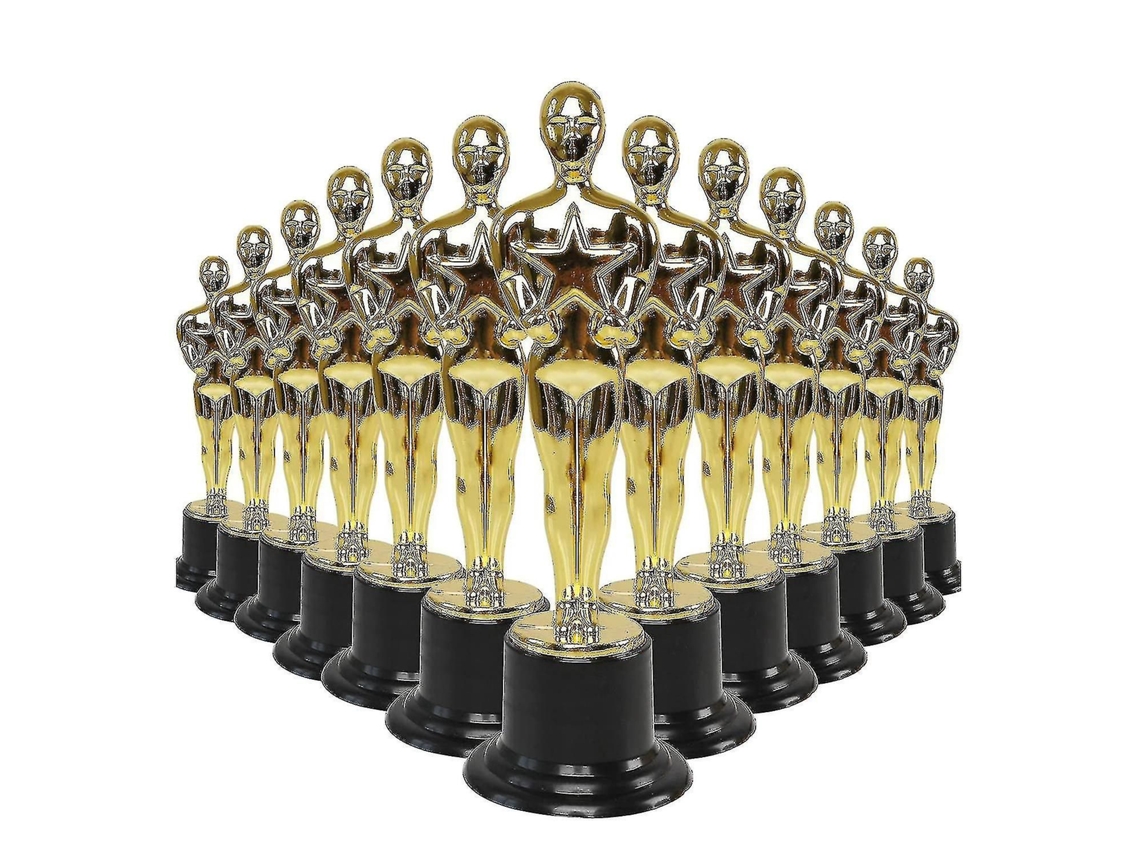Paquete De 24 Estatuillas De Trofeos De Plástico Para Recuerdos De Fiesta, Premios Escolares, Premios De Juegos, Premios De Fiestas