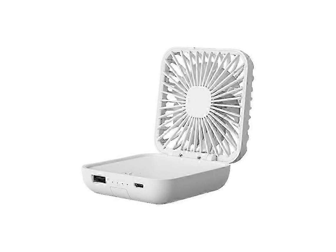 Ventilador Portátil Branco, Modelo Mais Recente De 2025, Mini Ventilador De Mão Pessoal Recarregável Via Usb.