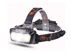 Linterna Frontal, 15000lm Linterna Frontal Led Linterna Frontal Linterna Frontal Super Brillante Linterna Frontal Impermeable Lámpara Frontal (negro)