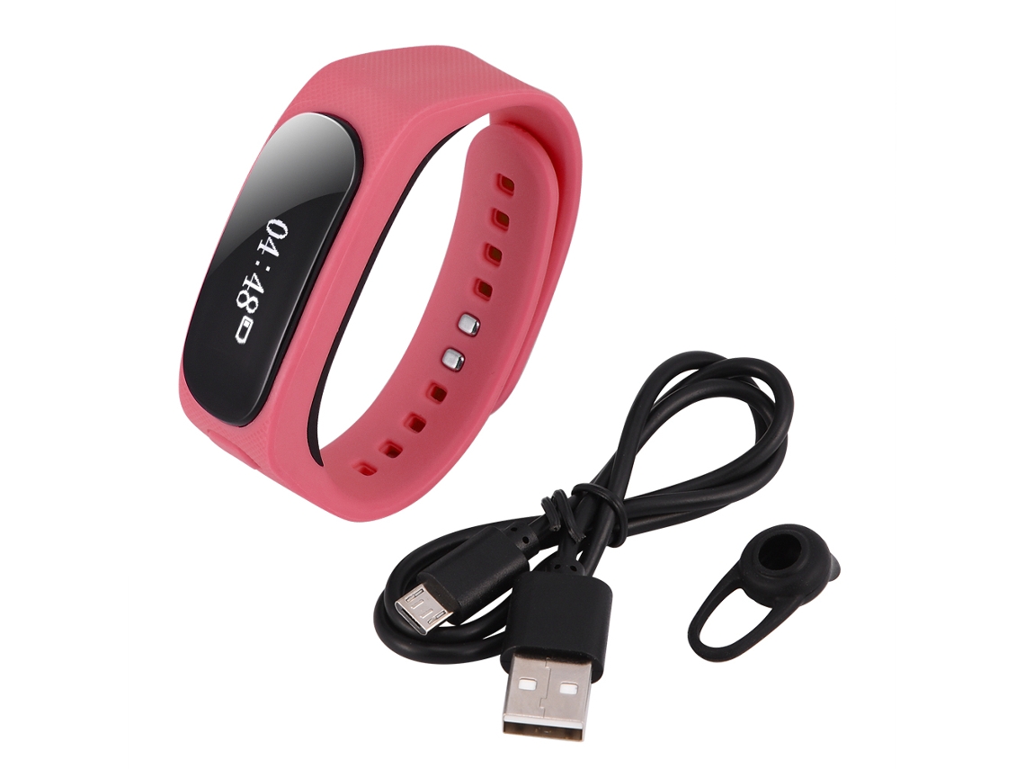Pulsera Inteligente Bluetooth Con Auricular Para Llamadas, Color Rojo, Con Funciones De Llamada Y Conteo De Pasos S1