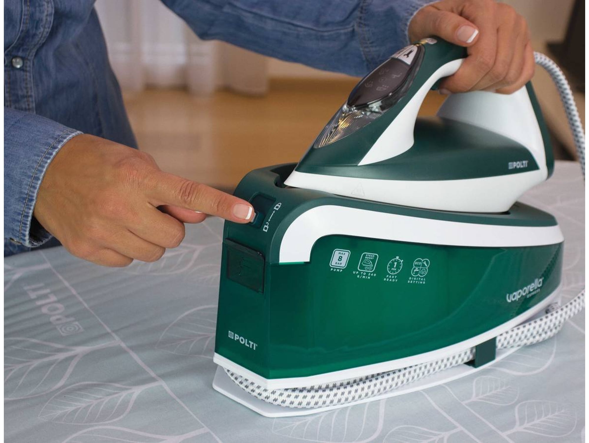 Polti Centro Di Stiratura VE30.40 - Multicolore, Dimensioni 36.53x33.5x34.13 Cm, Riferimento S0454233 - Foto 5