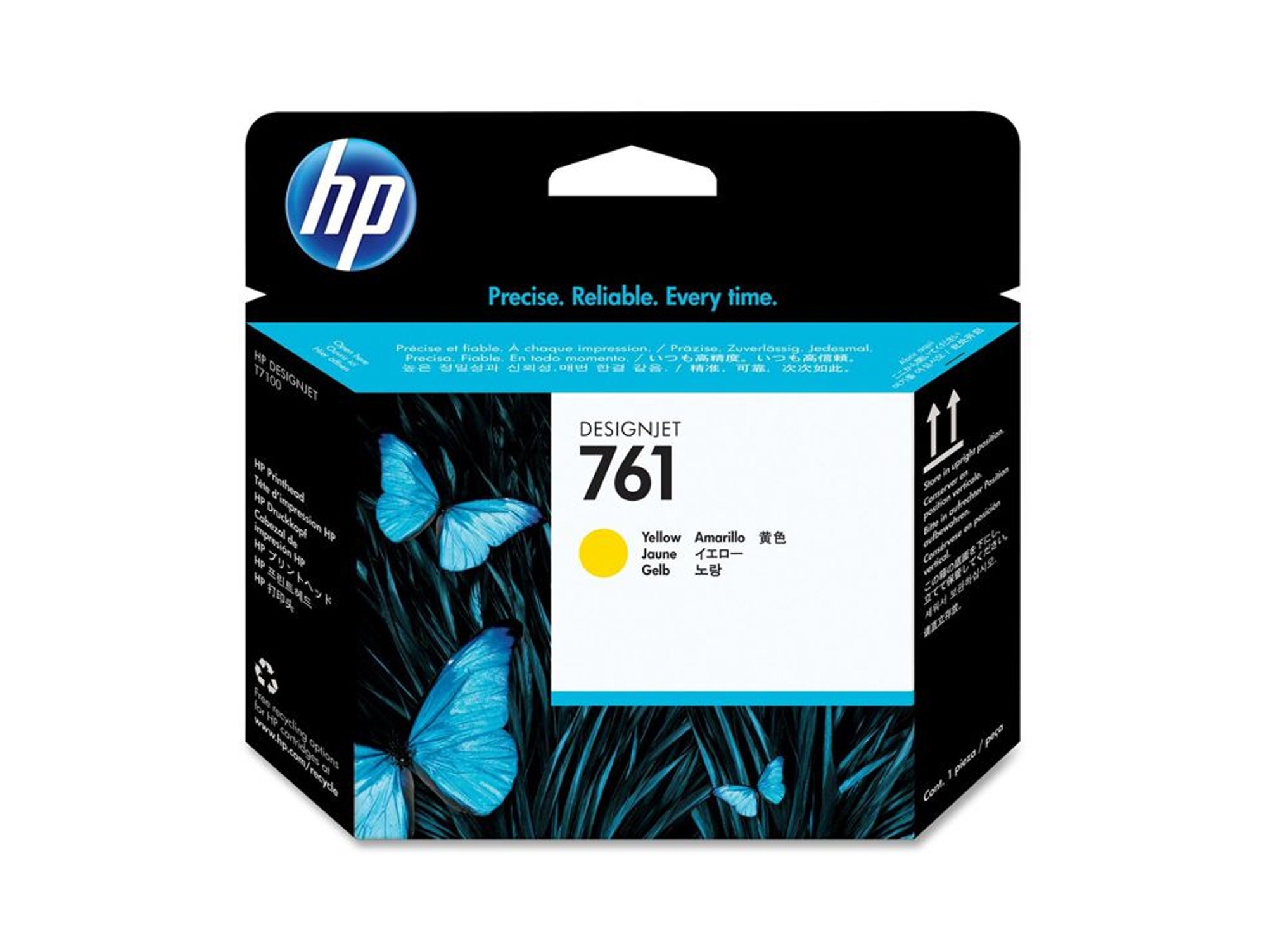 Cartucho de Tinta Original HP 761 CH645A Amarillo  para DesignJet T7100, T7200 Production Printer