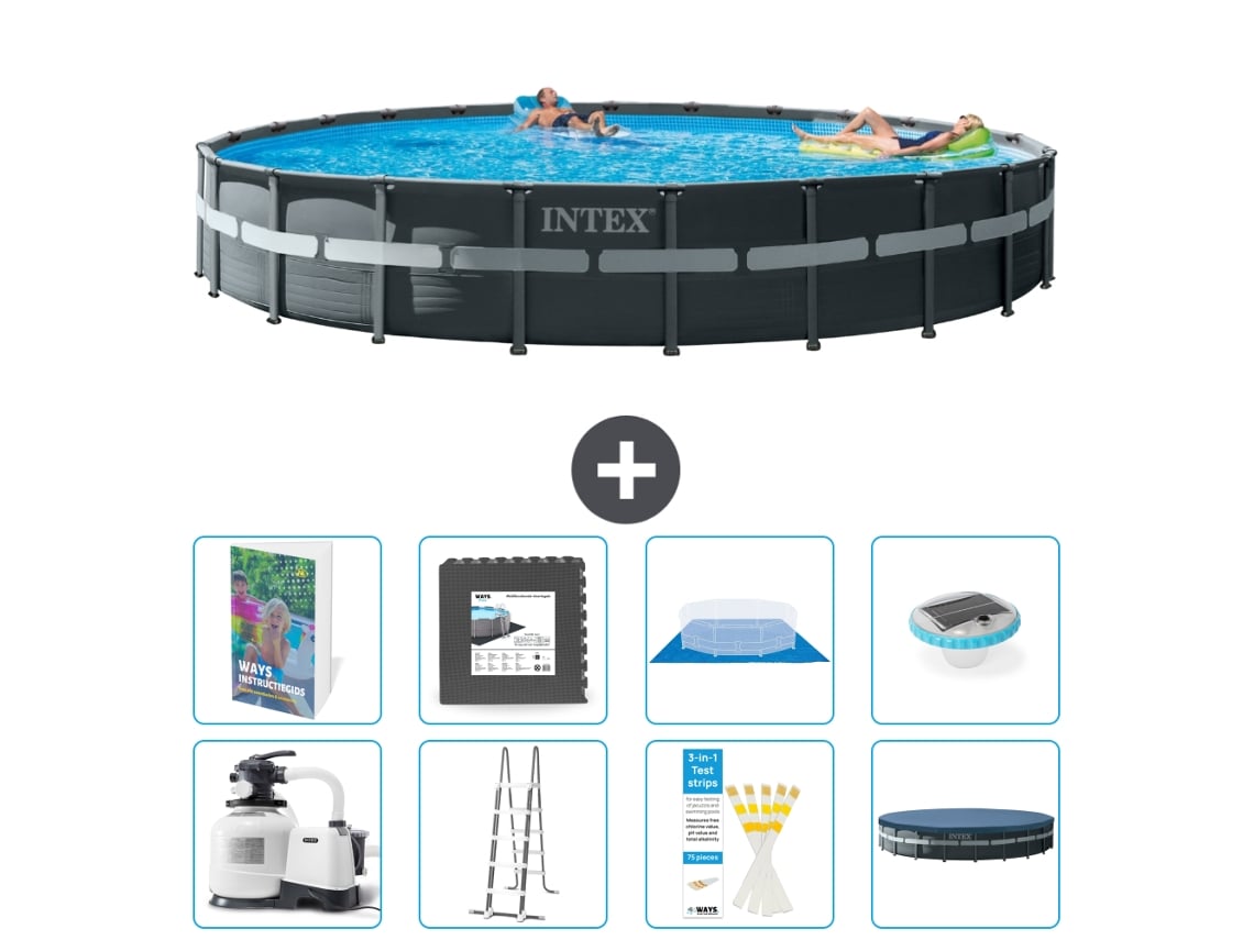Intex Piscina Ultra Xtr Redonda - 732x132 Cm - 9-peças S608