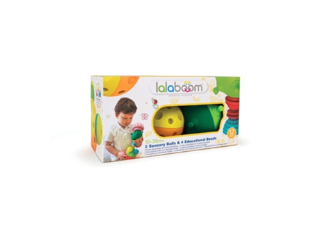 Lalaboom 2 bolas sensoriales y cuentas educativas 12 piezas