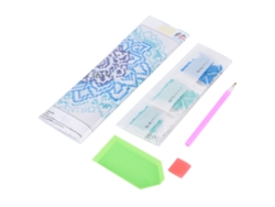 Rebe-kit De Pintura Con Diamantes Diy Patrón De Flores Bonito Decoración Hogar 25*25cm