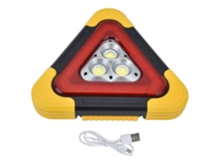 2026-luz De Advertencia Triangular Roja Para Coche Con Carga Solar Y Usb Ajustable Luz De Emergencia Led Segura