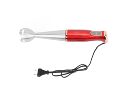 Batidora de mano eléctrica de 400 W con cuchilla de acero inoxidable para alimentos para bebés, frutas y sopas. Enchufe europeo de 220 V.