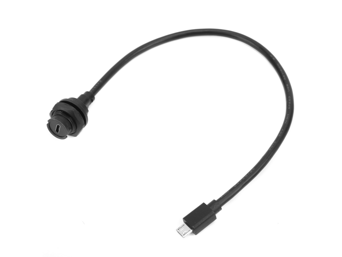 Conector Usb Impermeable Ip68 Micro Usb Hembra/macho Con Cable Socket 1 Metro E10mcbff/mcam