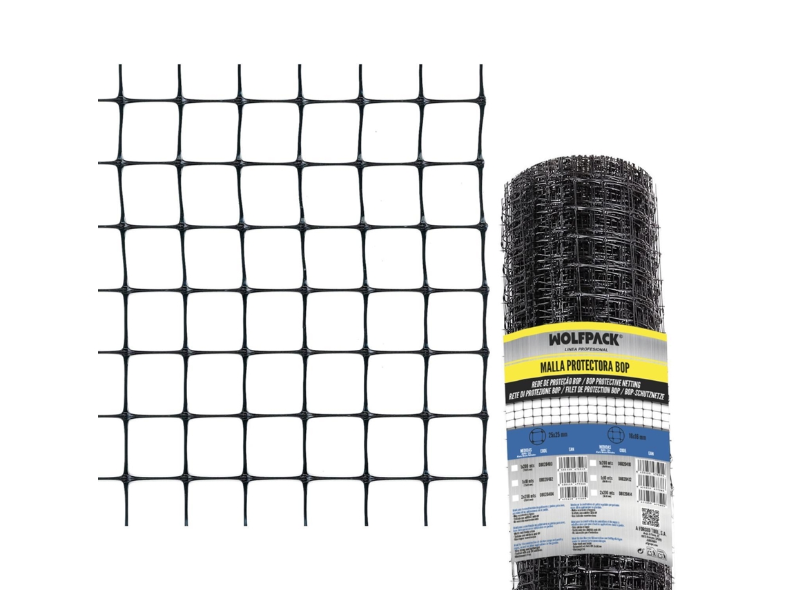 Malla Protectora Avicola Bop 25 X 25 Mm. 40gms/m2. 1 M. X 200 M.
