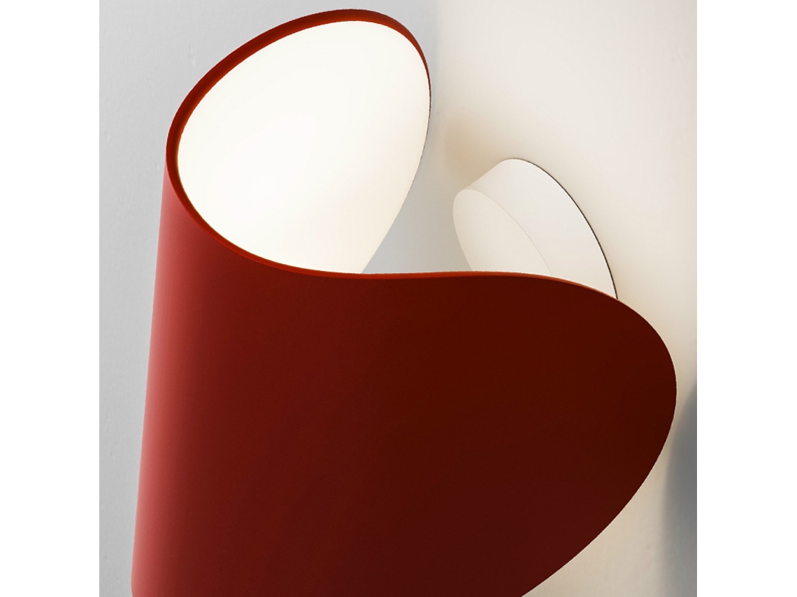 Aplique De Pared Led Moderno, Aplique De Pared Giratorio, Luz Para Tocador De Baño, Lámpara De Lectura De Mesilla De Noche - Luz Roja Y Blanca