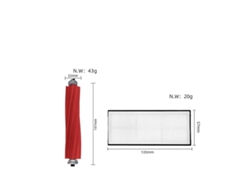 Acessórios de Aspirador Para S7 Maxv Ultra S7 Pro Ultra Dust Cepillo lateral principal Bolsa para el polvo Filtro Hepa
