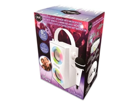 Altavoz Portátil Iparty Lexibook Bluetooth 4V Blanco