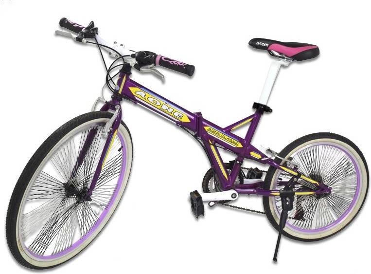 Bicicleta Plegable WONDUU Bep-26 (Morado)