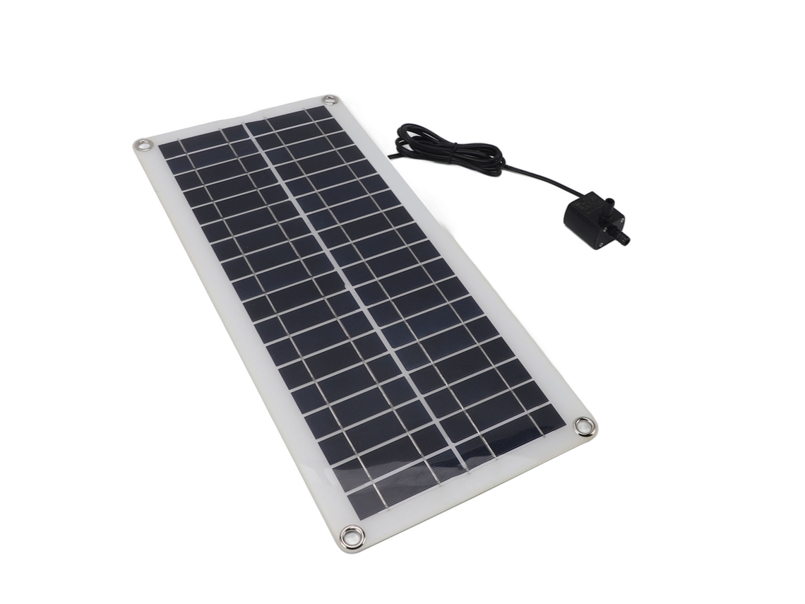 Kit de bomba de agua solar, fuente ecológica, 50 W, panel policristalino