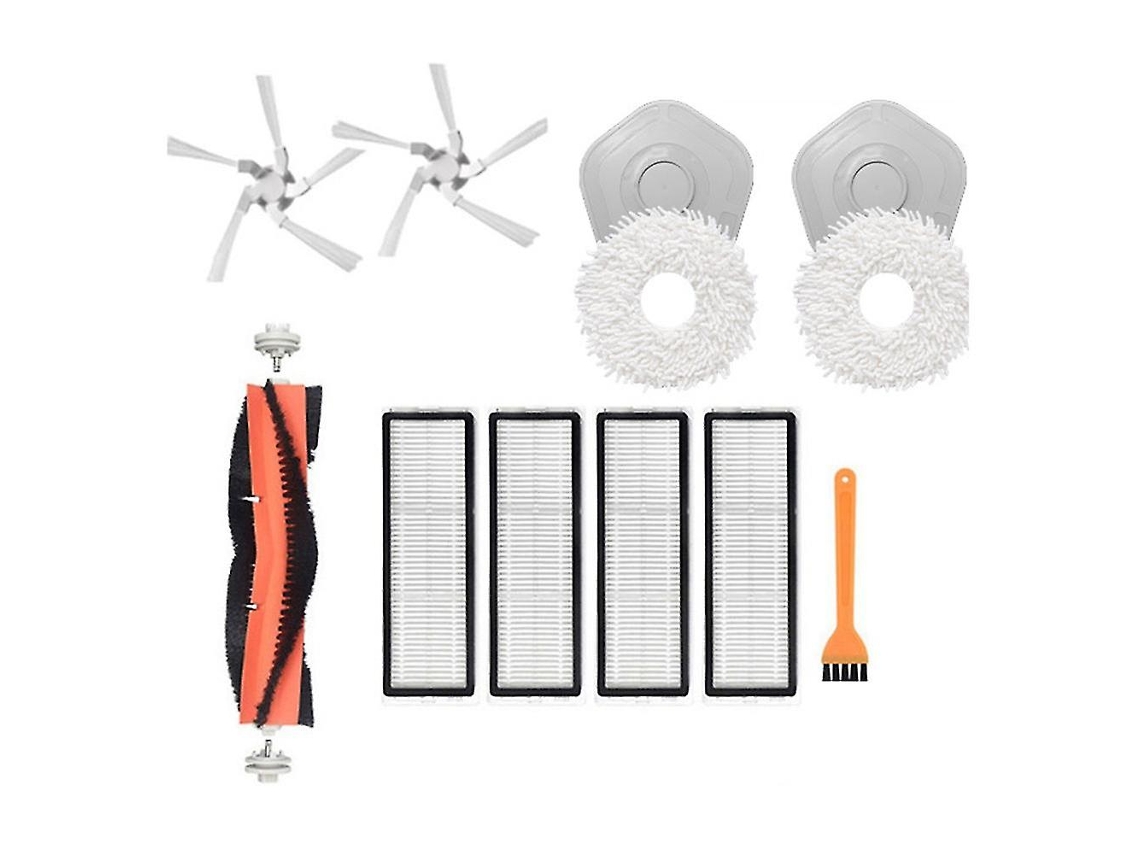Accesorios de repuesto para cepillo principal, cepillo lateral, filtro y paño de fregona