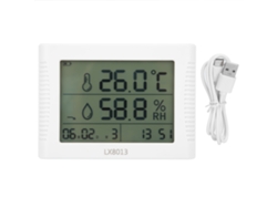 Termómetro Higrómetro Digital Lx8013 Con Sensor De Alta Precisión Para Laboratorio E Industria.