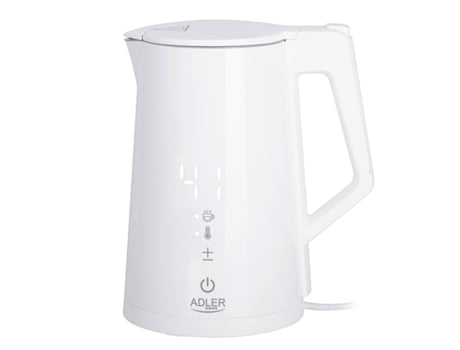 Hervidor ADLER Blanco Acero Inoxidable 2200 W 1,7 L