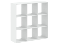 Maison Exclusive - Estantería De Madera De Ingeniería Blanca 102x32x102 Cm