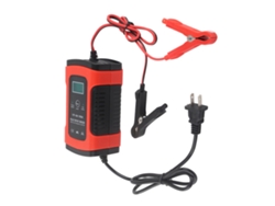 Cargador Inteligente Automático De 3 Pasos Con Pantalla Lcd Para Vehículos Eléctricos